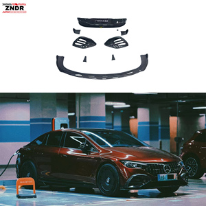 ชุดแต่งคาร์บอนไฟเบอร์ Babos สำหรับ Mercedes EQE สภาพใหม่ พร้อมกาวในตัว  ลิ้นกันชนหน้า ดิฟฟิวเซอร์ สปอยเลอร์ ฝากระโปรง อัพเกรด ปี 2022-  รวมอุปกรณ์ - Product Image 1