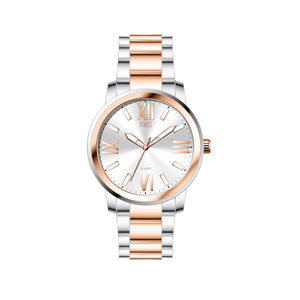 Montre à quartz pour homme avec bracelet en métal, cadran minimaliste avec chiffres romains, style décontracté et professionnel pour les trajets quotidiens et les occasions sociales. - Product Image 4