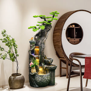 Ornamenti da <span class=keywords><strong>giardino</strong></span> in resina stile fontana <span class=keywords><strong>Feng</strong></span> <span class=keywords><strong>Shui</strong></span> decorazione <span class=keywords><strong>giardino</strong></span> casa fontana esterna cascata - Product Image 3