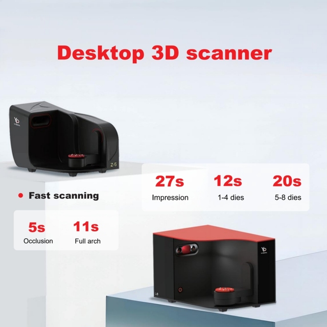 Professional High-Resolution Desktop 3D Scanner for CAD/CAM Fast Electric Scanning