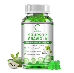 Gummies au corossol <span class=keywords><strong>GPGP</strong></span> GreenPeople pour adultes, véganes, sans OGM, favorisent l'immunité, la digestion, la santé de la peau et la fonction cellulaire - Product Image 1