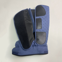 Appareil de massage des pieds et des jambes OEM avec compression par air, contrôle de la durée, adaptateur domestique inclus - Bottes de récupération sportive