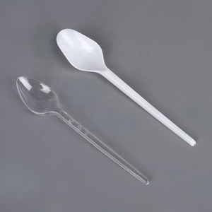 <span class=keywords><strong>Petite</strong></span> cuillère en plastique jetable blanc PS de haute qualité en gros - Product Image 3