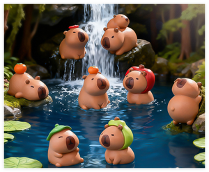 Figuras de Resina de Animales Adorables, Capibara, Juguete Infantil, Modelo de Dibujos Animados, Hada, Religioso, Bolsa Misteriosa Sorpresa, Fiesta - Product Image 6