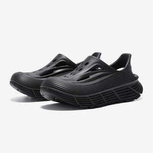 Été nouveau style cool eva confortable hommes baotou extérieur pantoufles fond épais respirant trou chaussures - Product Image 3