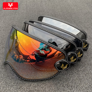 Mũ bảo hiểm xe máy màu đen Tấm che kính bảo vệ tia cực tím Chống sương mù Moto Mũ bảo hiểm xe đạp Kính ống kính phù hợp cho SHOEI THOMPSON Mũ bảo hiểm nguyên mặt - Product Image 2