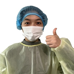 Bata de Aislamiento Médico Desechable de CPE, Mangas Largas, Fabricada a Máquina, de Polietileno, para Adultos, con Certificado CE - Product Image 3