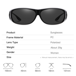 نظارات شمس تناسب أكثر من uv400, نظارات شمسية مستقطبة مقاومة للوهج للرؤية الليلية للقيادة - Product Image 6