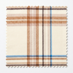 Tissu de chemise en coton à carreaux 100% coton sergé 20S*20S 70X58 165g/m 58" de largeur pour garçons et hommes - Product Image 1