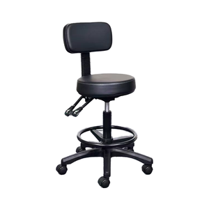 <span class=keywords><strong>Chaise</strong></span> pivotante pneumatique moderne de haute qualité avec siège en cuir à pédale fixe pour salon de beauté, salon de coiffure, bureau, laboratoire médical - Product Image 5