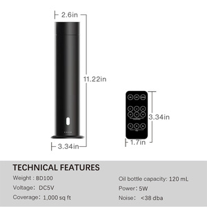 Professional Home Hotel Lobby Electric Waterless Pure Essential <b>Oil</b> Aroma air Hvac Luxury Tower Fragrance Machine Scent <b>Diffuser</b> - Product Image 4