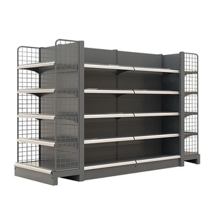 重型双面铁制现代钢制金属展示架杂货超市货架超市金属货架 - Product Image 4