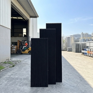 High Performance 1800x600x150mm Black <b>Cooling</b> <b>Pad</b> Washable Edge Evaporative Honeycomb Panel Pig Farm System - Product Image 1