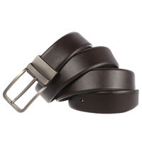 Ceinture en cuir décontractée LY35-ZZ4020-4 en cuir de vachette avec logo personnalisé, boucle réversible de 35 mm de largeur intérieure, vente en gros