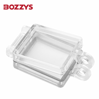 BOZZYS Switch Lockout Cover Ship-Link Button Power Lockout Safety 6 Pack Transparent Pc Plastic pour éviter la misopearation