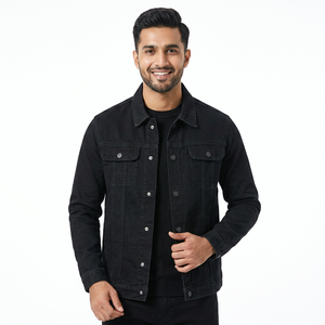 Sports Wear <b>Men</b> <b>Denim</b> <b>Jacket</b> Top Trend Anti Wrinkle Hot Selling Premium Quality Cheap rate <b>denim</b> <b>jacket</b> for man with Custom made - Product Image 1