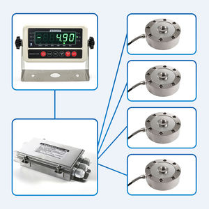 Indicateur numérique de cellule de pesage E360 pour 4 capteurs de pesage, pour peseuses de camions et de bétail, conception portable rechargeable - Product Image 1