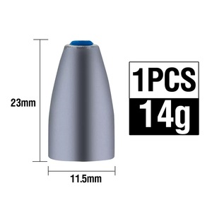Plombs de pêche écologiques en alliage avec doublure souple, sans <span class=keywords><strong>plomb</strong></span>, pour la pêche en eau douce avec montage Texas - Product Image 4