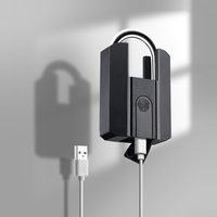 Cadenas biométrique en alliage de Zinc noir haute sécurité empreinte digitale armoire intelligente casier serrure de porte serrure avec clé TTlock App