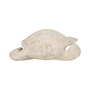 Statuetta di tartaruga marina in resina, scultura decorativa costiera per casa, ufficio, bagno, soggiorno, in poliresina - Product Image 3