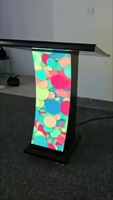 Écran de podium HD intérieur – Support de conférence mobile innovant, portable et pratique avec écran LED P1.86
