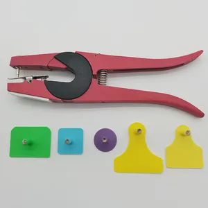 Farm Animal Ear Tagging Pliers Cow Label Marker Plastic Ear Tag