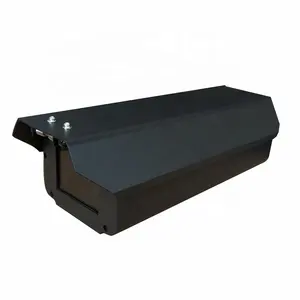 12Inch Outdoor Waterdichte Cctv Bewakingscamera Aluminium Zwart Beschermend Schild Grote Behuizing Cover