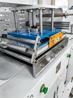 Presse à chaud semi-automatique pneumatique grand format 400x500mm 8 tonnes avec écran tactile et sécurité infrarouge – Nouveauté