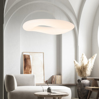 Lustre de plafond de style crème de designer italien, simple et élégant, pour salon, chambre à coucher, bar, éclairage de taille moyenne