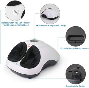 CINCOM-Masajeador de pies vibratorio, Máquina Eléctrica de masaje de pies con control de tiempo, multicalentamiento - Product Image 6