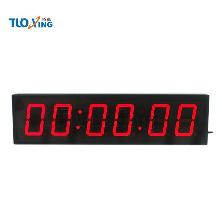 Portable 5 Inch 6-Digit Gym Digital LED Countdown Timer with Remote ...
