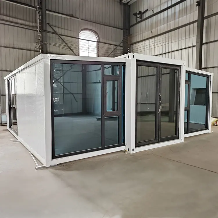 Aluminum Modular Housing 20 Feet 30 Feet 40 Feet Finished Prefab House Expandable Container For Sale