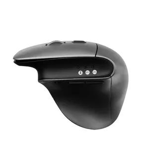 VCOM Silver Deluxe Ergonomic Vertical Mouse 2.4GHz Wireless DPI 800 1200 1600 2000 2400