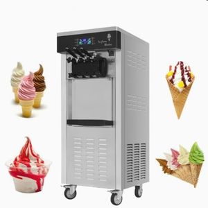 Machine à crème glacée molle de service de yaourt de saveurs du dessus 3 de table automatisée commerciale à vendre - Product Image 3