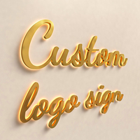 Enseigne lumineuse personnalisée en PVC 3D avec bande LED, décoration intérieure et extérieure, logo mural en acier inoxydable, lettres encastrées rétroéclairées, alimentation CA