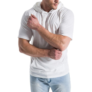 Sudadera con Capucha para Hombre, Estilo Sólido, con Bolsillo Tipo Canguro, Ajuste con Cordón Elástico, Cierre de Cremallera, Informal, Deportiva, Antiarrugas - Product Image 4