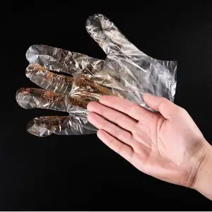 Einweg-Arzt handschuh Wieder verwendbarer Kunststoff-Kraftstoff handschuh
