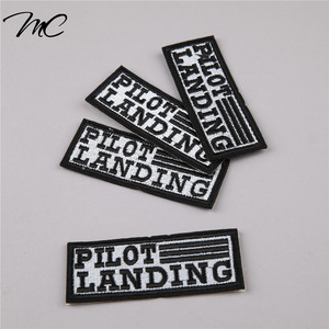 De diseño de moda logotipo personalizado de hierro en bordado <span class=keywords><strong>letras</strong></span> parche - Product Image 2