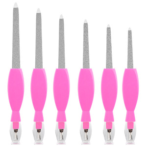 Vente directe d'usine de lime à ongles double face pour enlever les cuticules, ensemble d'outils pour nail art et manucure, lame en acier inoxydable. - Product Image 5