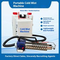 Pulvérisateur portable ULV à brouillard froid, machine à brume double usage pour le dos, pour la désinfection des vergers agricoles et la lutte antiparasitaire