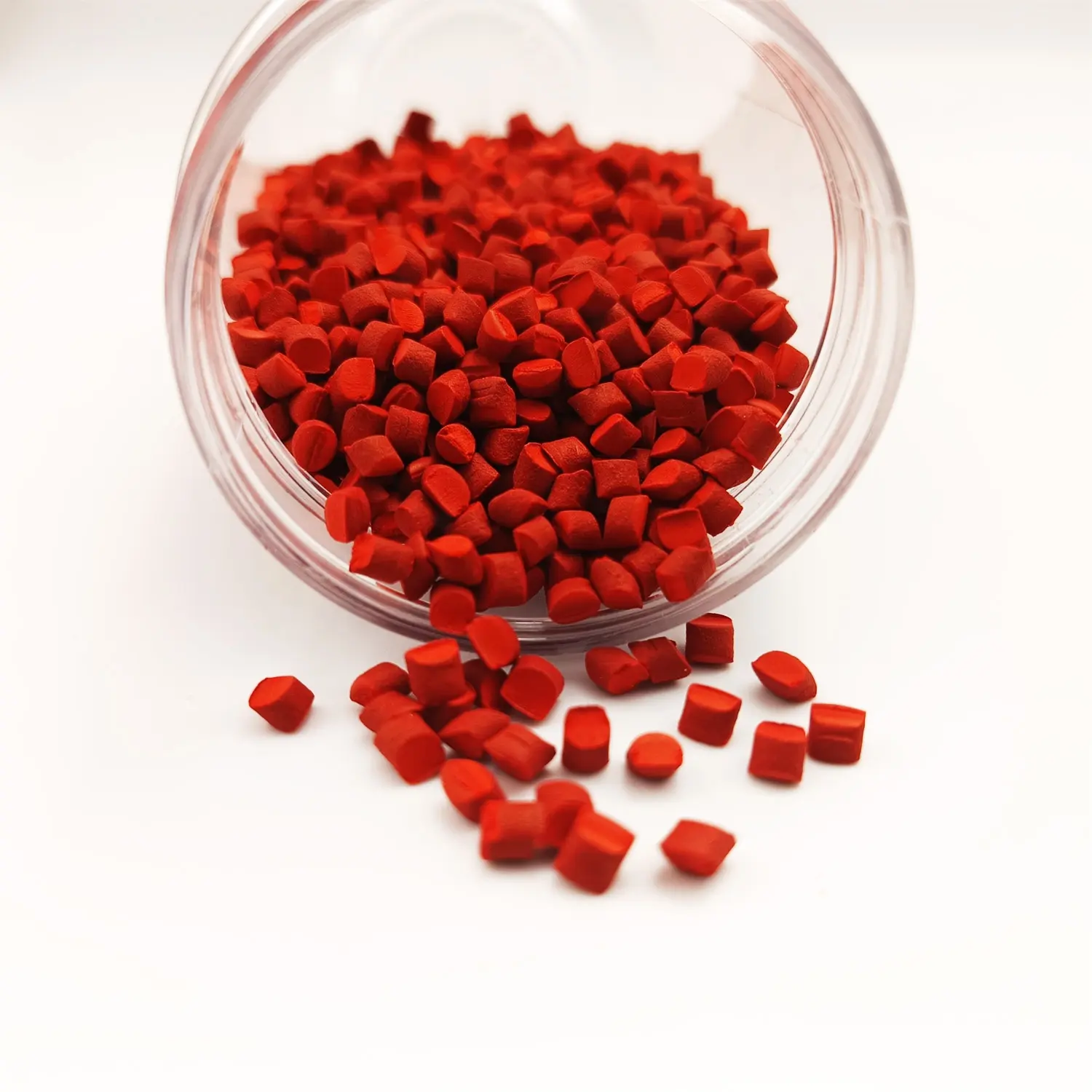 Nuoxin फ़ैक्टरी ब्लो फिल्म के लिए सुंदर रंग का चमकीला लाल मास्टर बैच