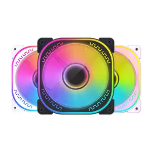 새로운 게임용 PC 팬 마더 보드 동기화 CPU 쿨러 컴퓨터 RGB 팬 120mm 냉각 팬 slient hig atx 컴퓨터 전원 공급 장치