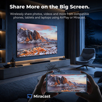 85 Zoll 4K HDR10 QLED Rahmenloser Smart TV, Ultradünner Augenschutz Android Smart Fernseher, Fabrik OEM ODM Großhandel
