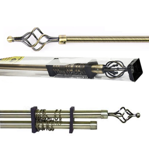 Nouveauté : Tringles à rideaux vert patine, rails modernes réglables en cristal PC, <span class=keywords><strong>Tringle</strong></span> à Rideau - Product Image 6