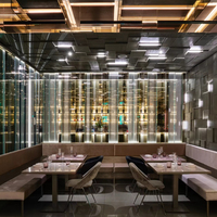 Paquets de meubles pour suites d'hôtels de luxe Design d'intérieur d'accueil haut de gamme personnalisé Canapés-lits et tables en bois pour restaurants