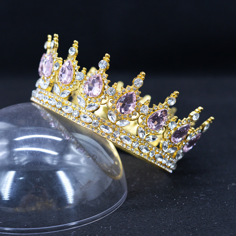 Piedra Rosa + metal de oro