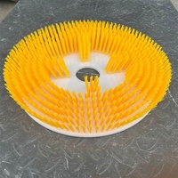 Pas de brosse de nettoyage de disque en nylon quantité minimale de commande personnalisé pour les accessoires d'équipement de nettoyage