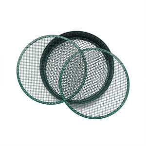 Tamis de jardin moderne en acier galvanisé, maille fine à trous carrés, 3-en-1, durable, <span class=keywords><strong>facile</strong></span> à installer, diamètre 37 cm, petit tamis de jardin pour intérieur - Product Image 4
