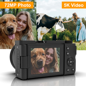 Cámara Digital Profesional Retro Vintage en Oferta, Electrónica, Video 5K a 30FPS, Resolución de Fotos de 72MP, Zoom de 18X - Product Image 3