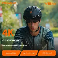 Casco Inteligente Foxwear con Cámara 4K Antivibración y Llamadas de Voz para Ciclismo/Bicicleta Eléctrica, Conducción Segura